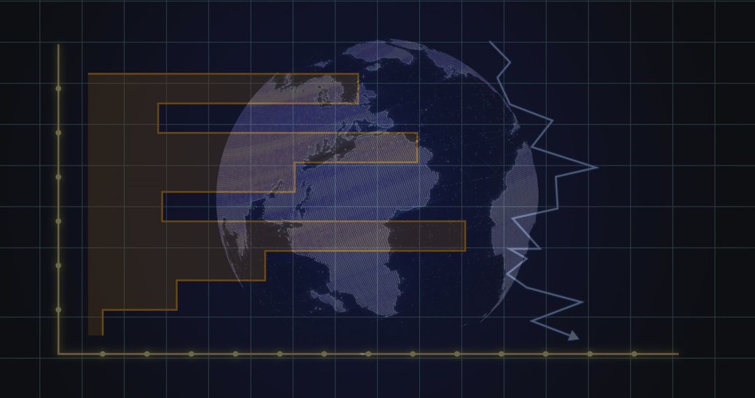 Global Data Processing Representation with Graphs - Free Images, Stock Photos and Pictures on Pikwizard.com