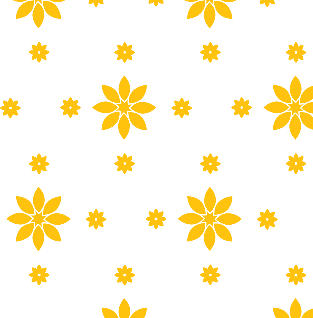Vibrant Yellow Sunflowers on Transparent Vector Background