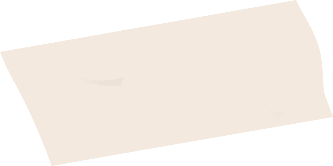 Abstract Transparent Beige Quadrilateral Shape Tilted