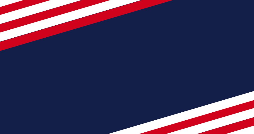 Stylish American Flag Diagonal Design with Copy Space