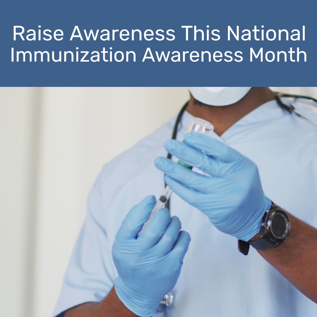 Immunization Awareness Campaign Featuring Healthcare Professional - Download Free Stock Templates Pikwizard.com