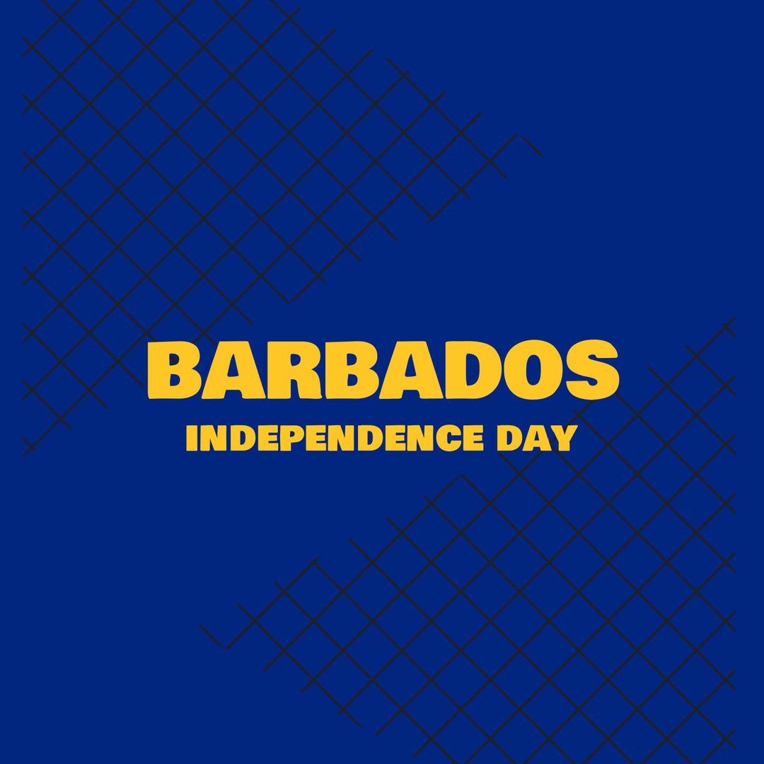 Barbados Independence Day Celebratory Banner