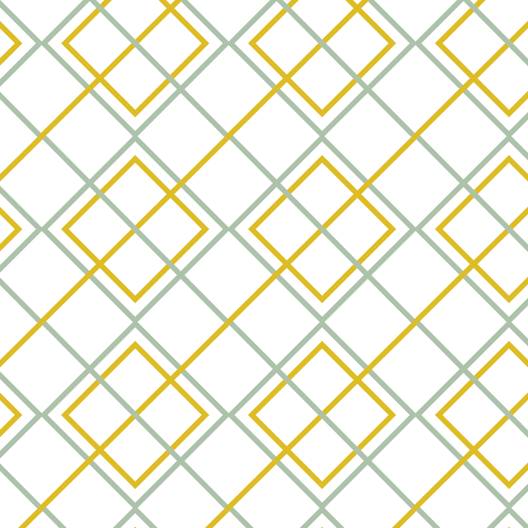 Transparent Pattern with Geometric Yellow Gray Diamonds