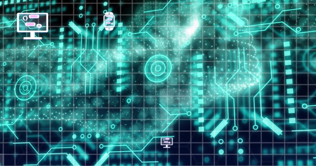 Futuristic Artificial Intelligence Network Interface