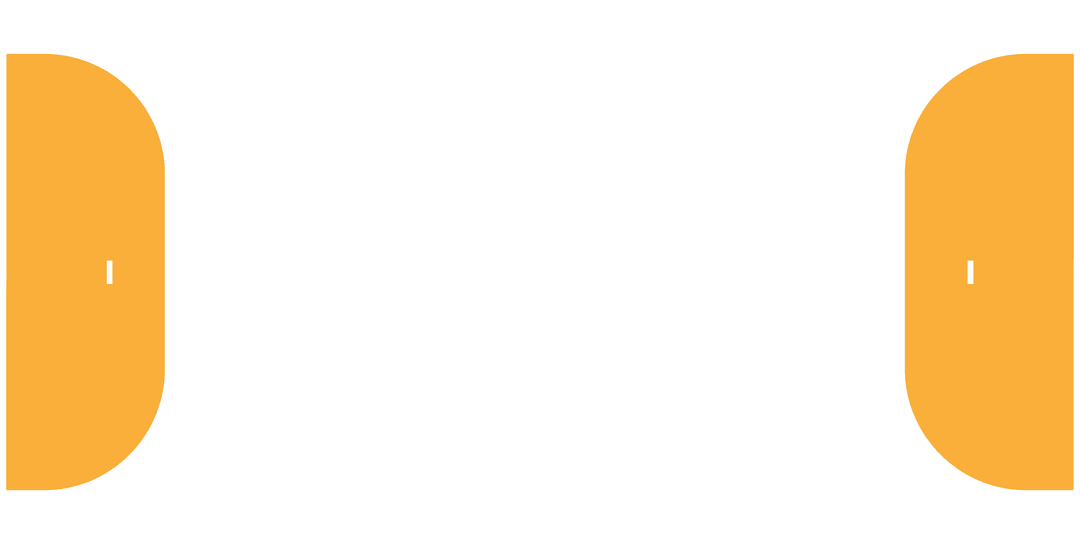 Digital Handball Court Layout on Transparent Background for Sports Design