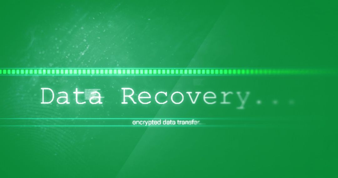 Data Recovery Process on Digital Interface - Free Images, Stock Photos and Pictures on Pikwizard.com