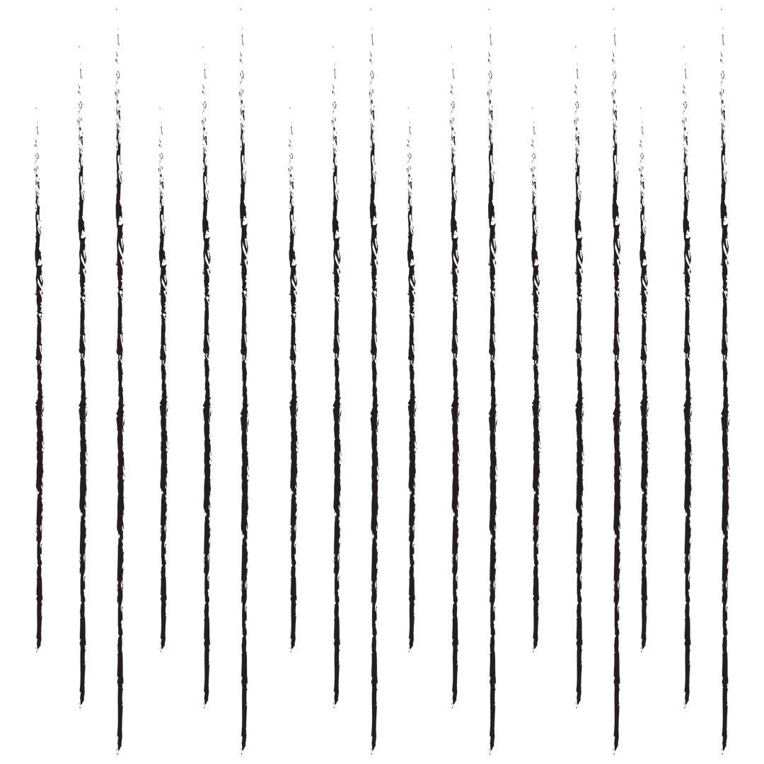 Abstract Black Vertical Lines on Transparent Background