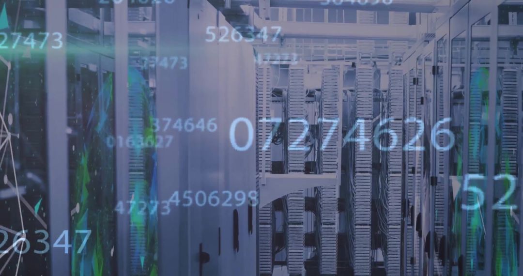 Digital Financial Data Processing Across Computer Servers