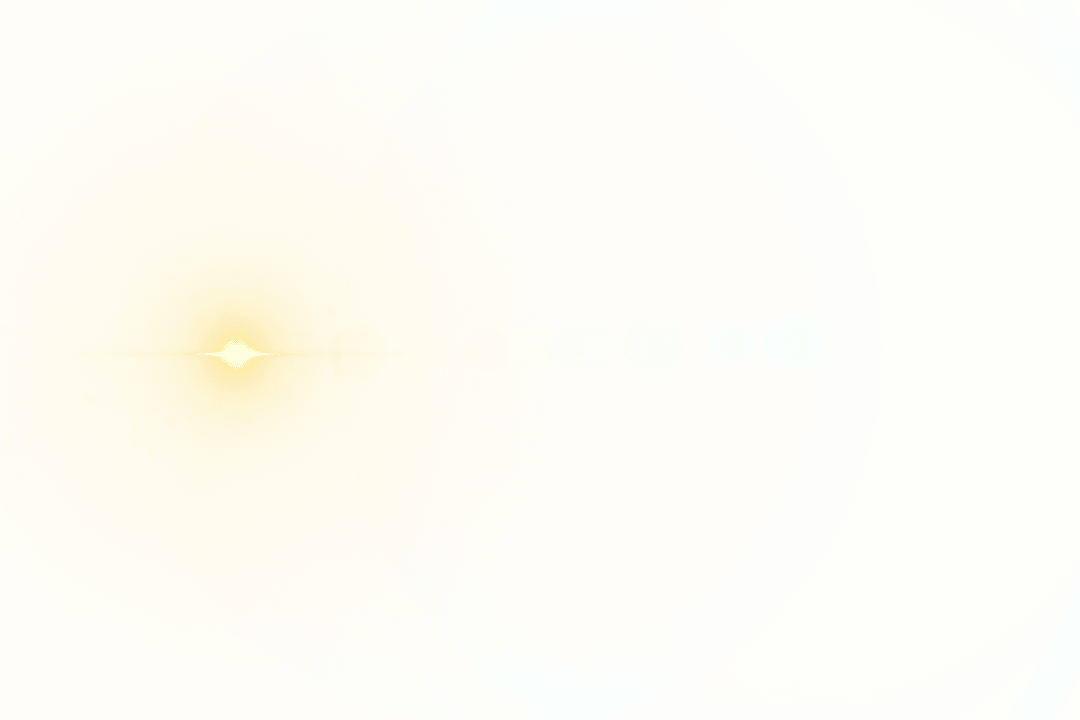 Luminescent Light Trails On Transparent Background