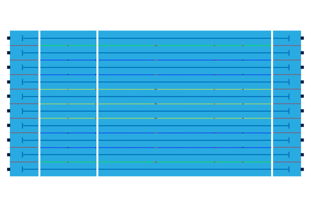 Blue Soundtrack Graph on Transparent Background Vector Illustration