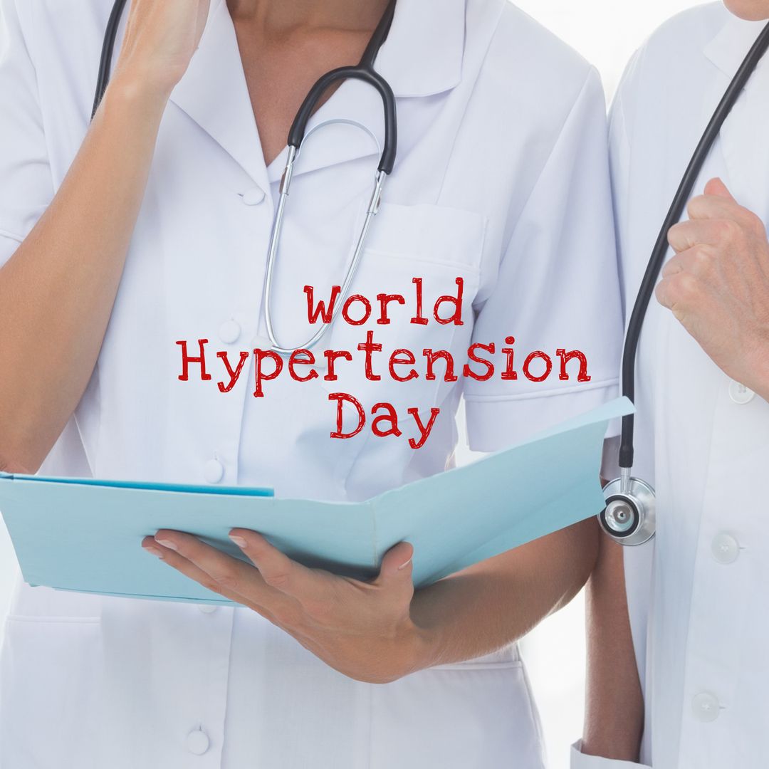 Medical Professionals Highlighting World Hypertension Day - Download Free Stock Templates Pikwizard.com