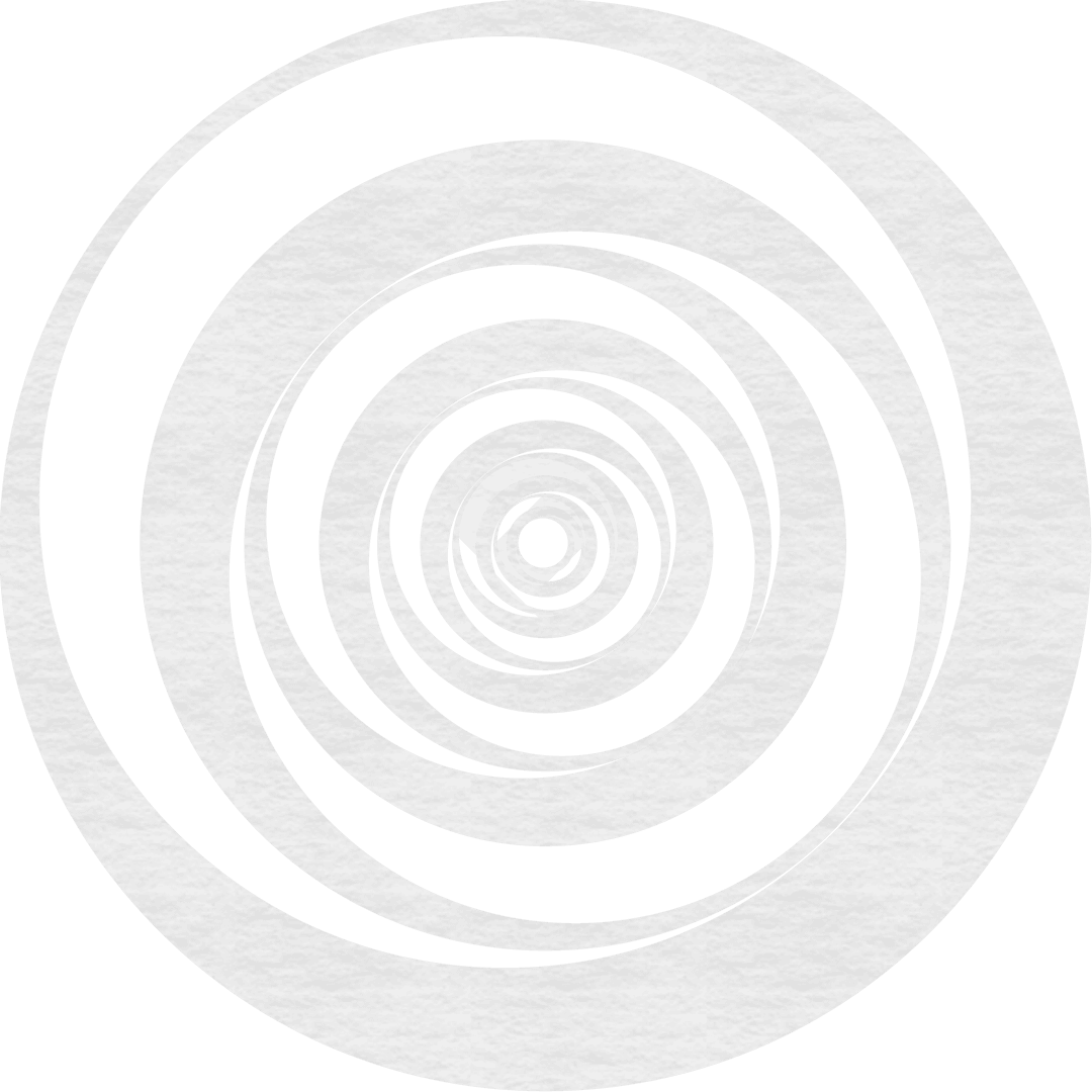 Transparent Spiral Design on White Textured Background