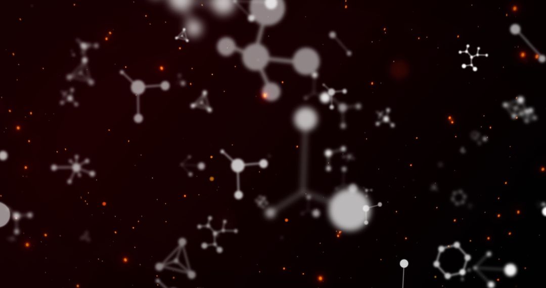 Molecular Structures Against Cosmic Background