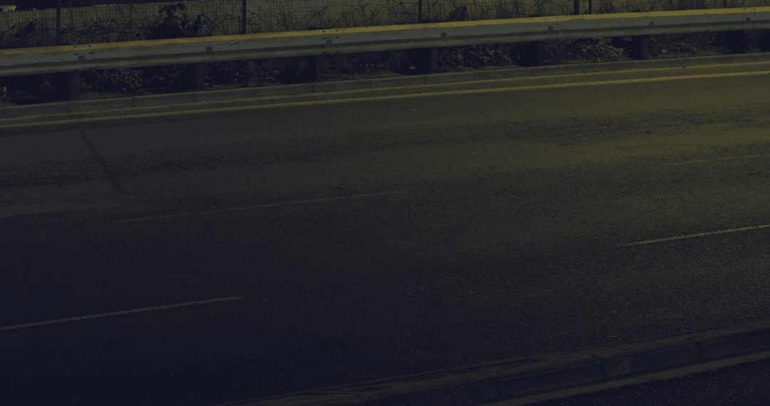 Empty Road with Transparent Pavement at Nighttime
