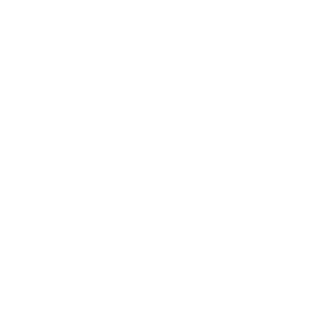 Intricate White 50 Design on Transparent Background for Celebrations