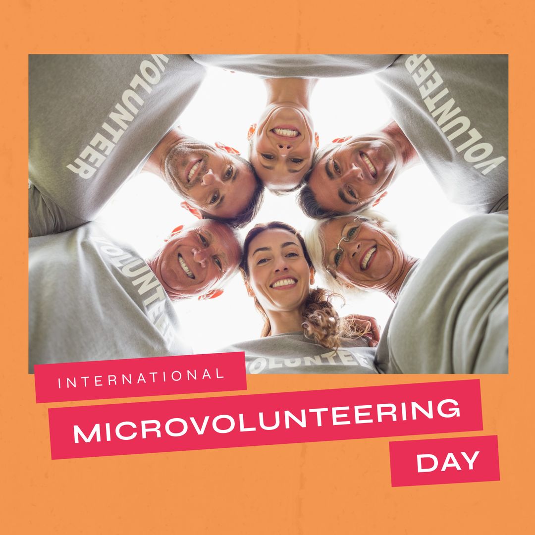 International Microvolunteering Day Volunteer Group Huddle