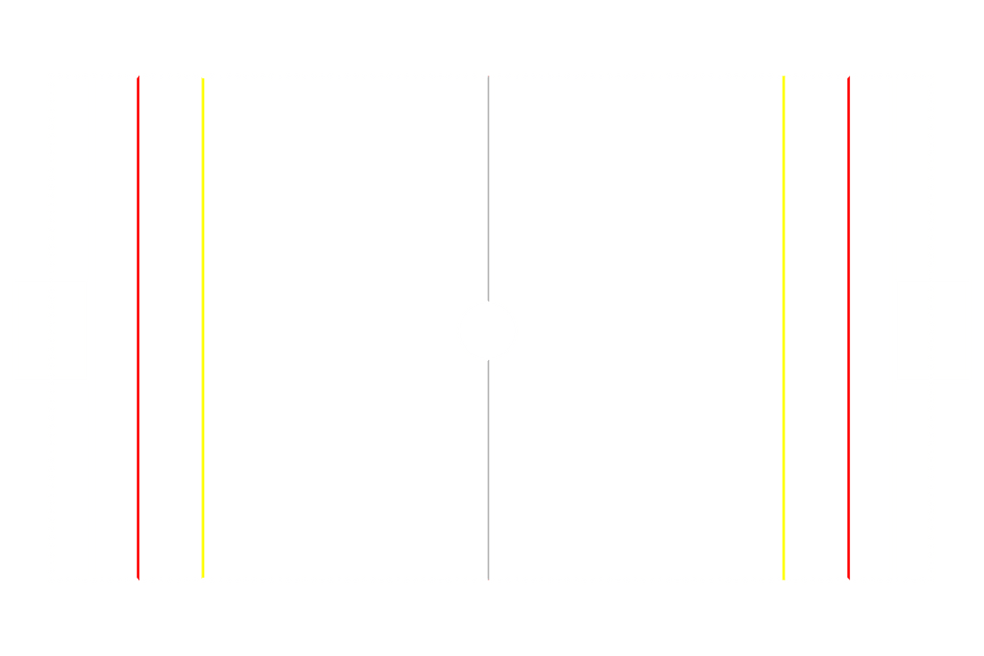 Transparent Vector of Sports Stadium Plan