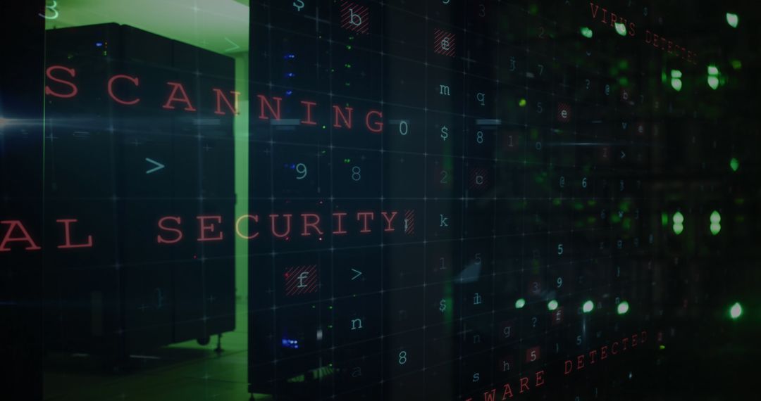 Cybersecurity Alert on Data Servers with Coding Overlay