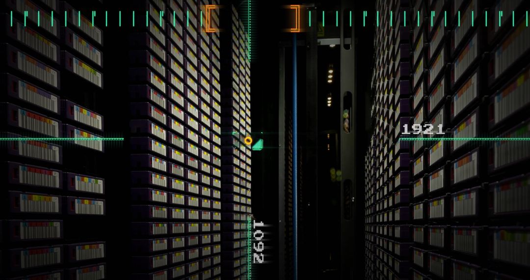 Futuristic Data Analytics in High-Tech Server Room