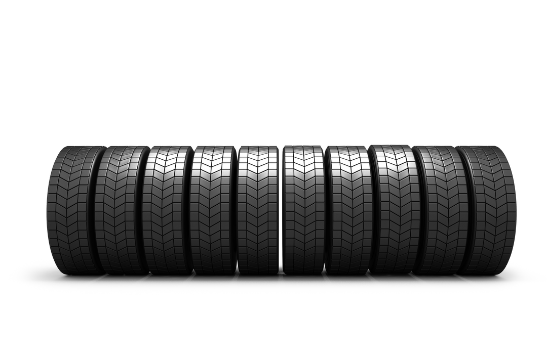 Array of Car Tires on Transparent Background Offering Automotive Concept - Download Free Stock Images Pikwizard.com