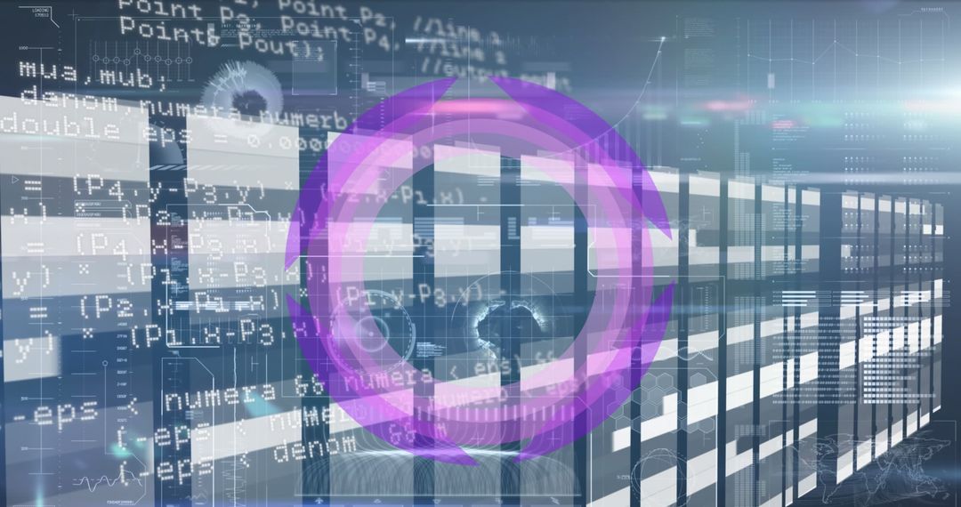 Futuristic Technology and Holographic Data Visualization