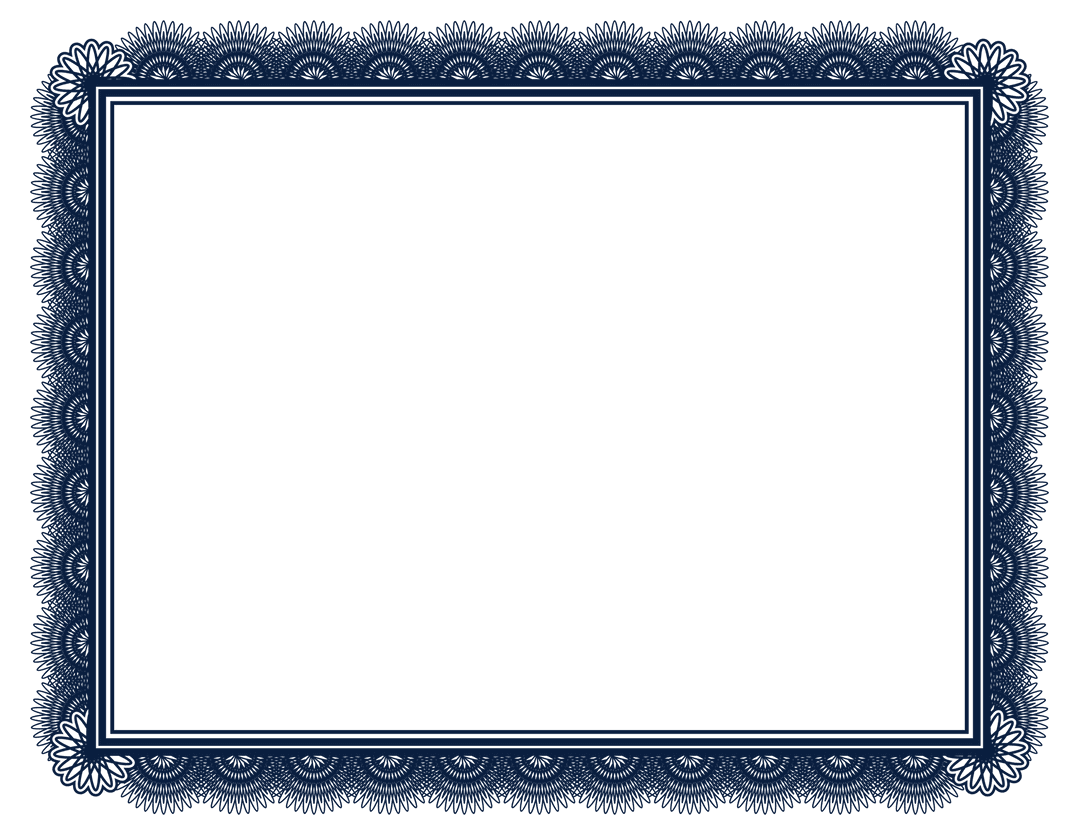 Blue Scalloped Pattern on Transparent Background for Design Projects - Download Free Stock Images Pikwizard.com