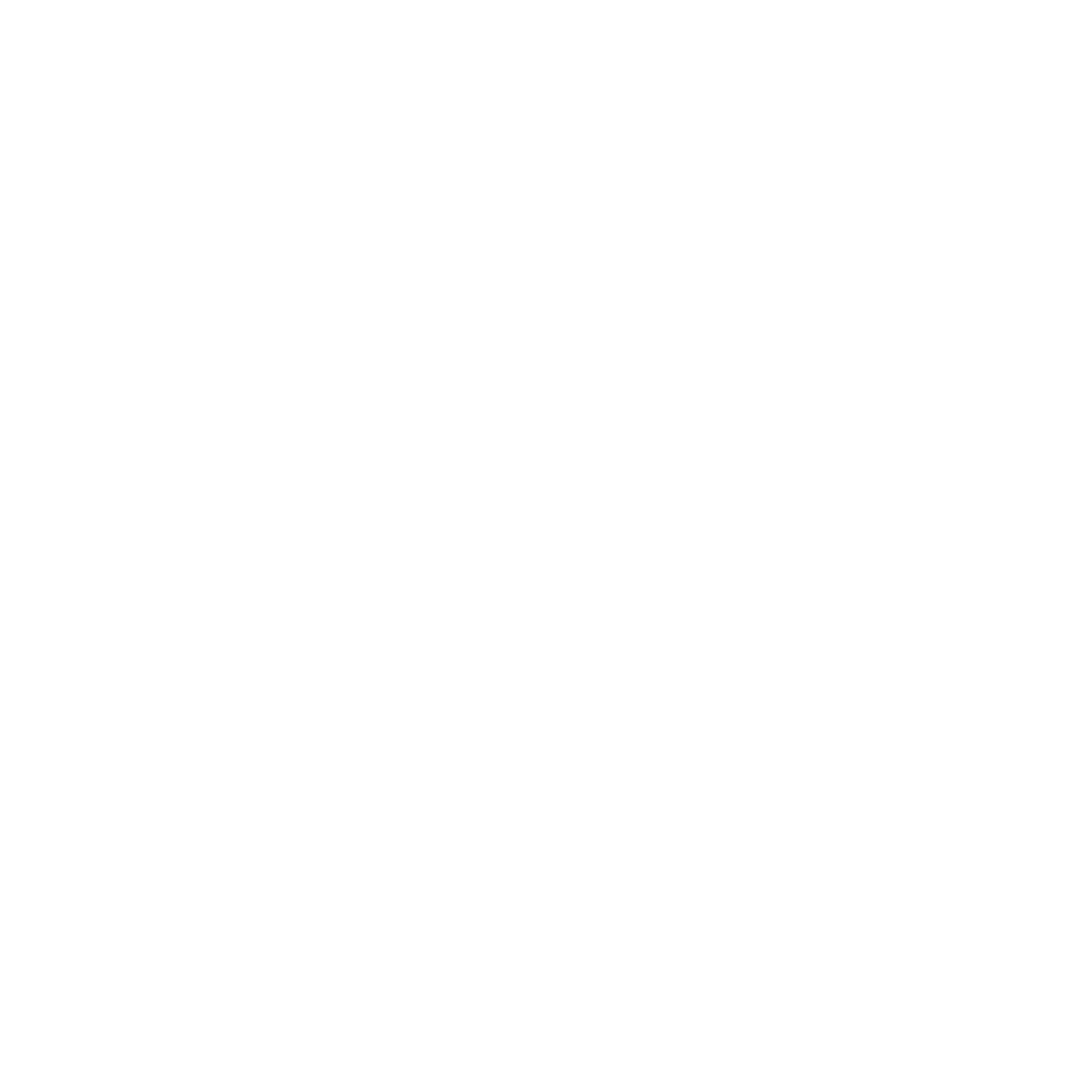 White Spiral Arrow Illustrated on Transparent Background