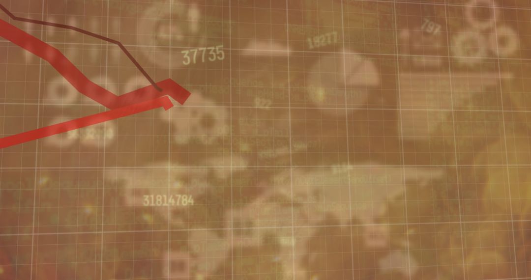 Abstract Data Visualization against Map Background