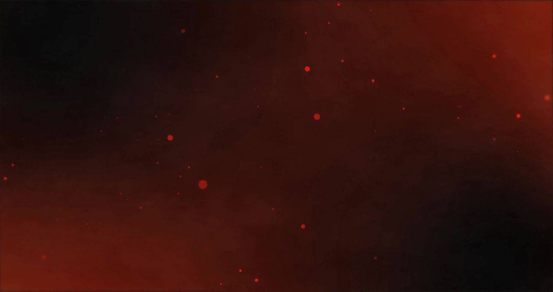 Red Glow Dots on Dark Background with Gradient Illumination