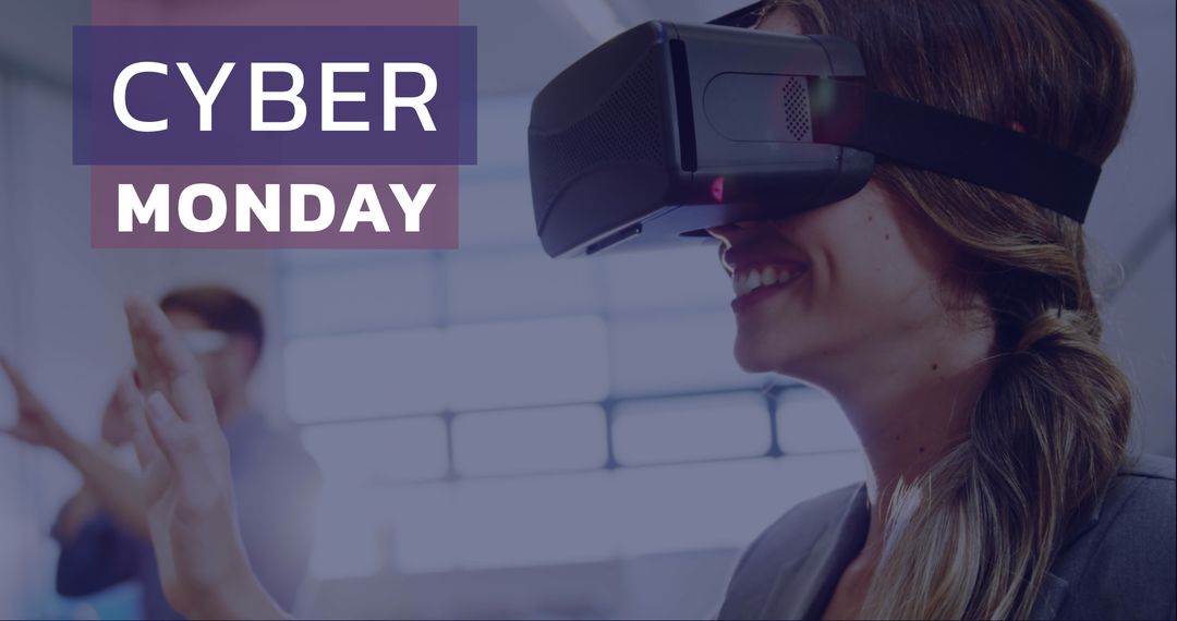 Cyber Monday VR Shopping Experience With Virtual Reality Headset