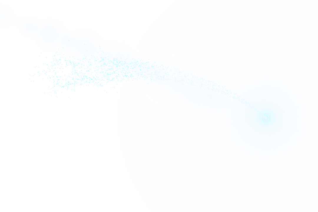 Transparent Abstract Blue Light Spots with Swirling Motion