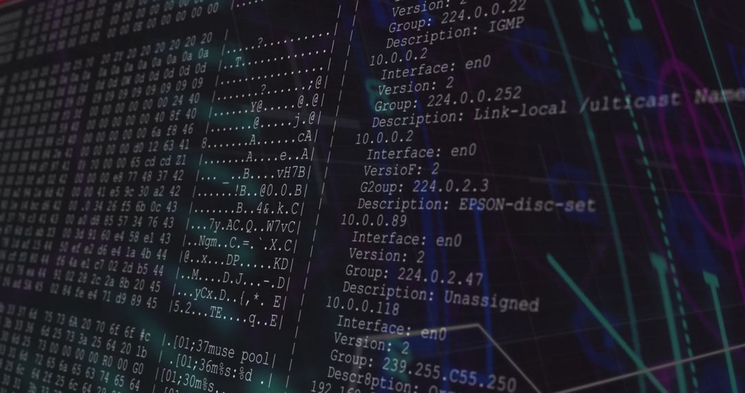 Digital Data Processing with Global Networks Background - Free Images, Stock Photos and Pictures on Pikwizard.com