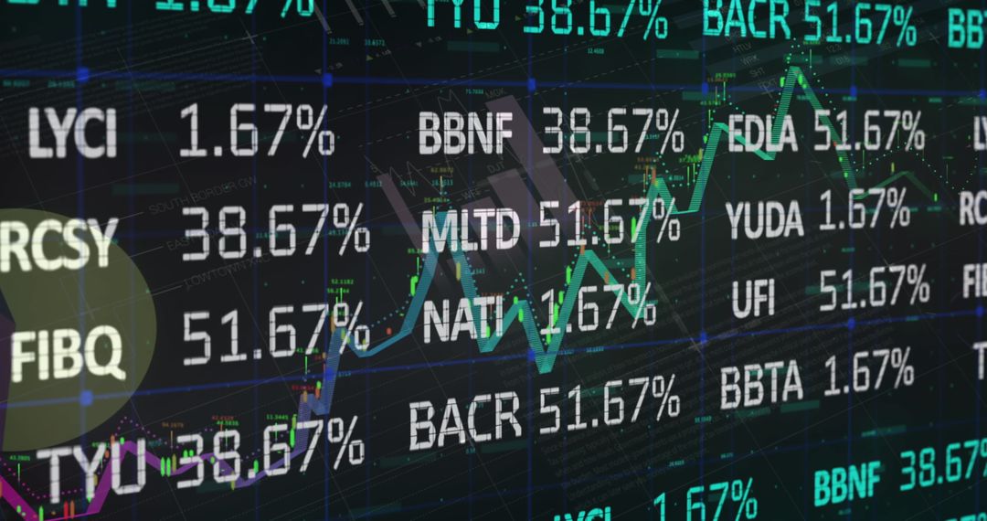 Digital Financial Data Display and Stock Market Analysis