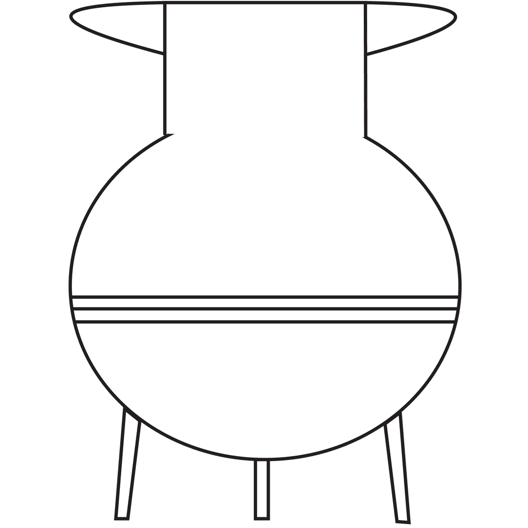 Cauldron Symbol Transparent Background for Cooking Concept