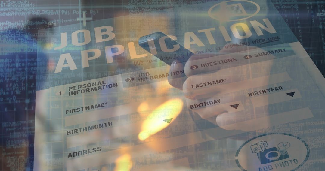 Digital Job Application with Technological Interface