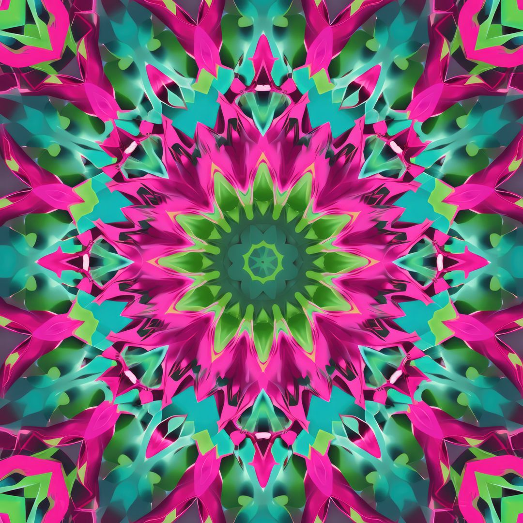 Close up of colorful kaleidoscope shapes on black background created using generative ai technology - Free Images, Stock Photos and Pictures on Pikwizard.com