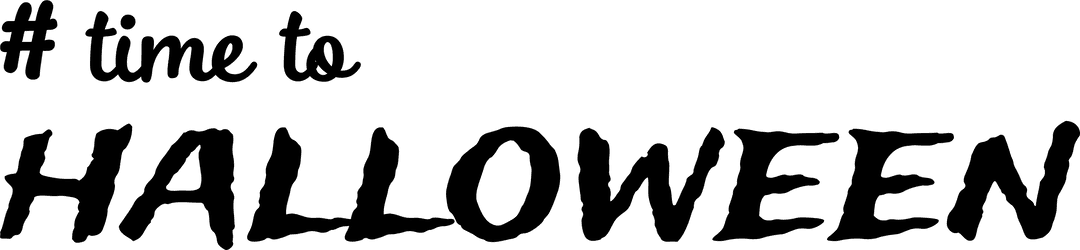 Transparent Time to Halloween Ghostly Illustration