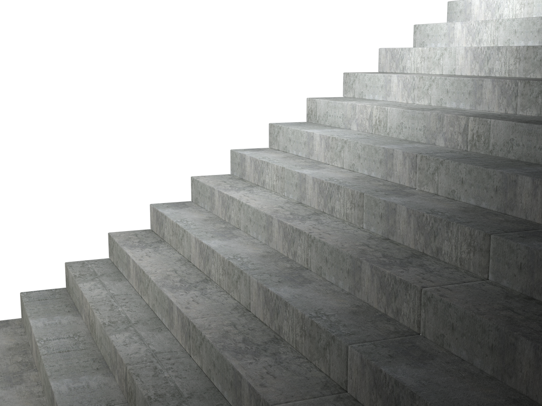 Gray Stone Stairs on Transparent Background Isolated Architecture Design - Download Free Stock Images Pikwizard.com