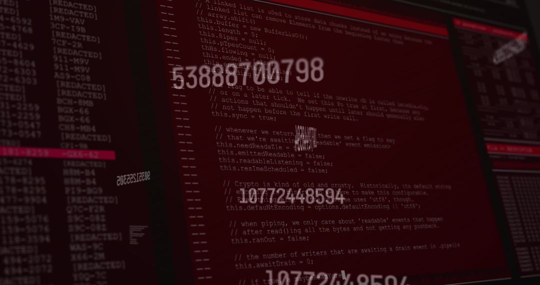 Digital Data Processing with Abstract Numbers on Screens