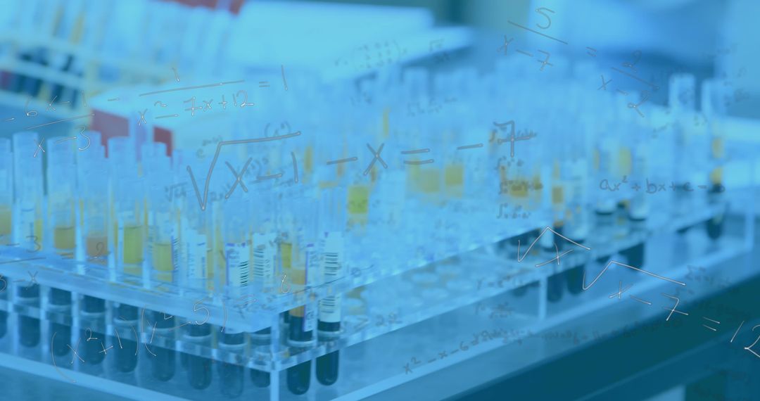 Scientific Research in Modern Laboratory with Floating Formulae