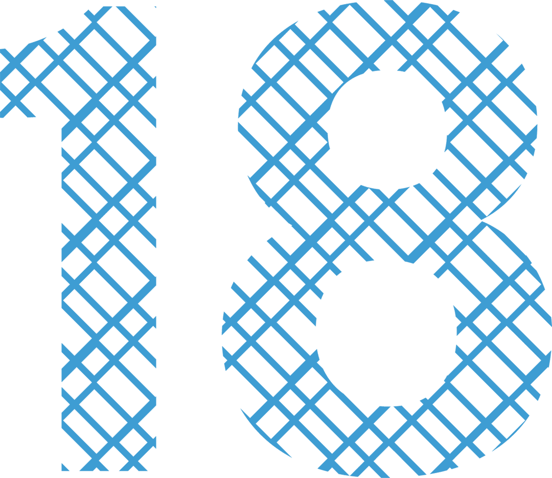 transparent blue number 18 with intricate pattern vector - Download Free Stock Images Pikwizard.com