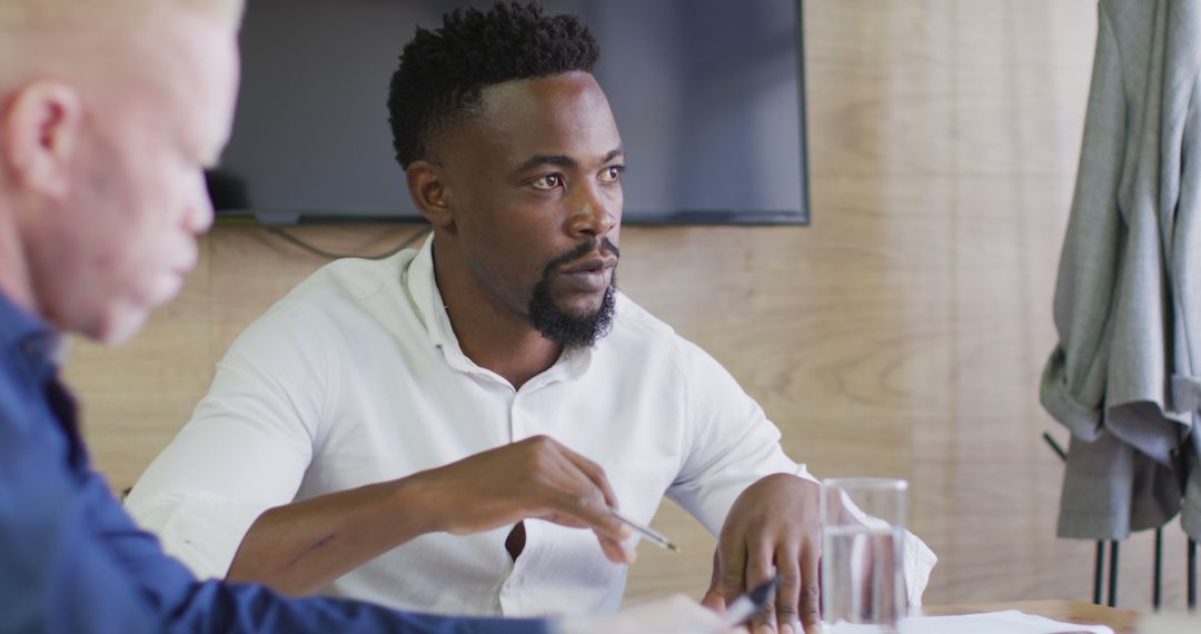 Diverse Team Collaborating in Creative Business Meeting