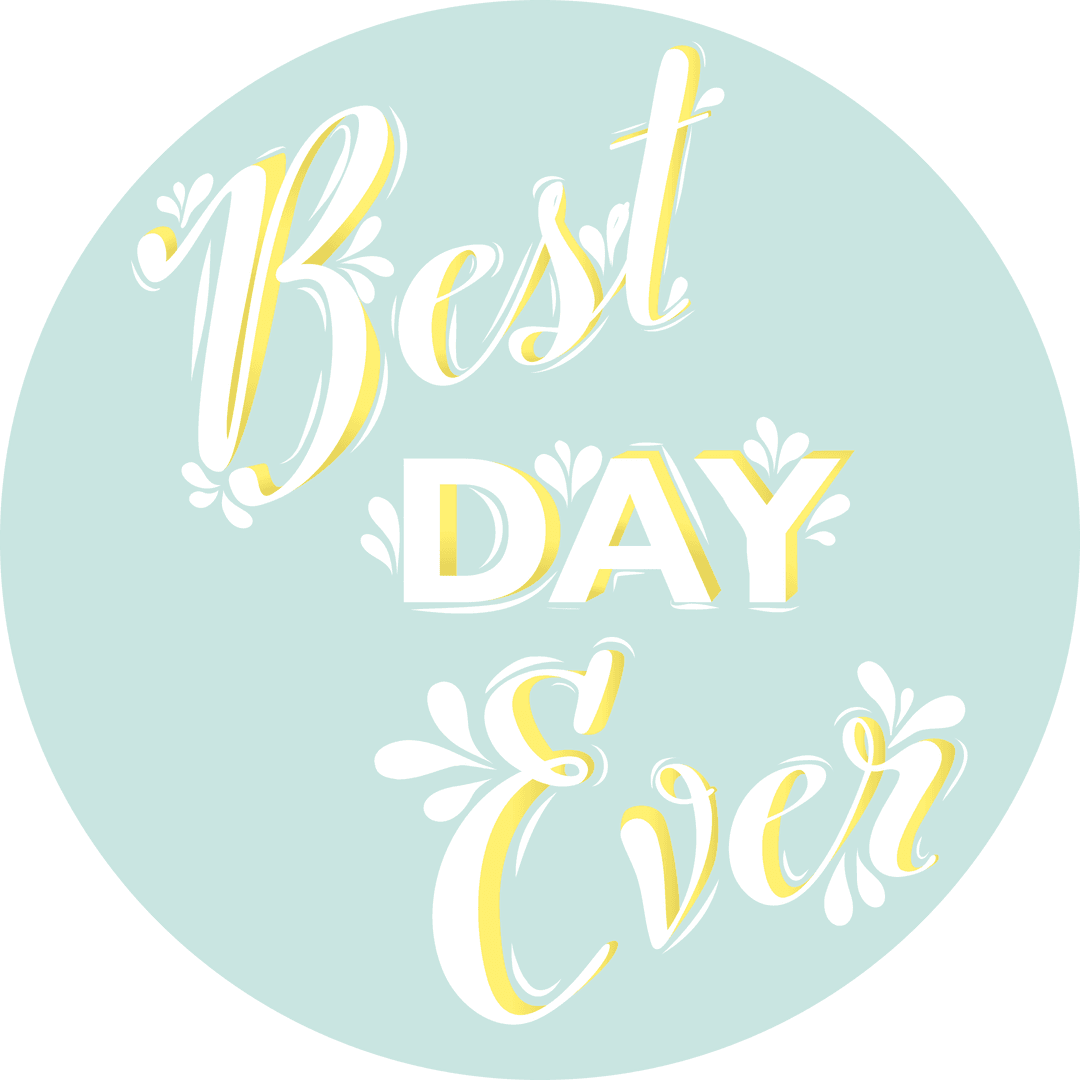 Stylish Quote Design On Transparent Background Celebrating Joyous Day