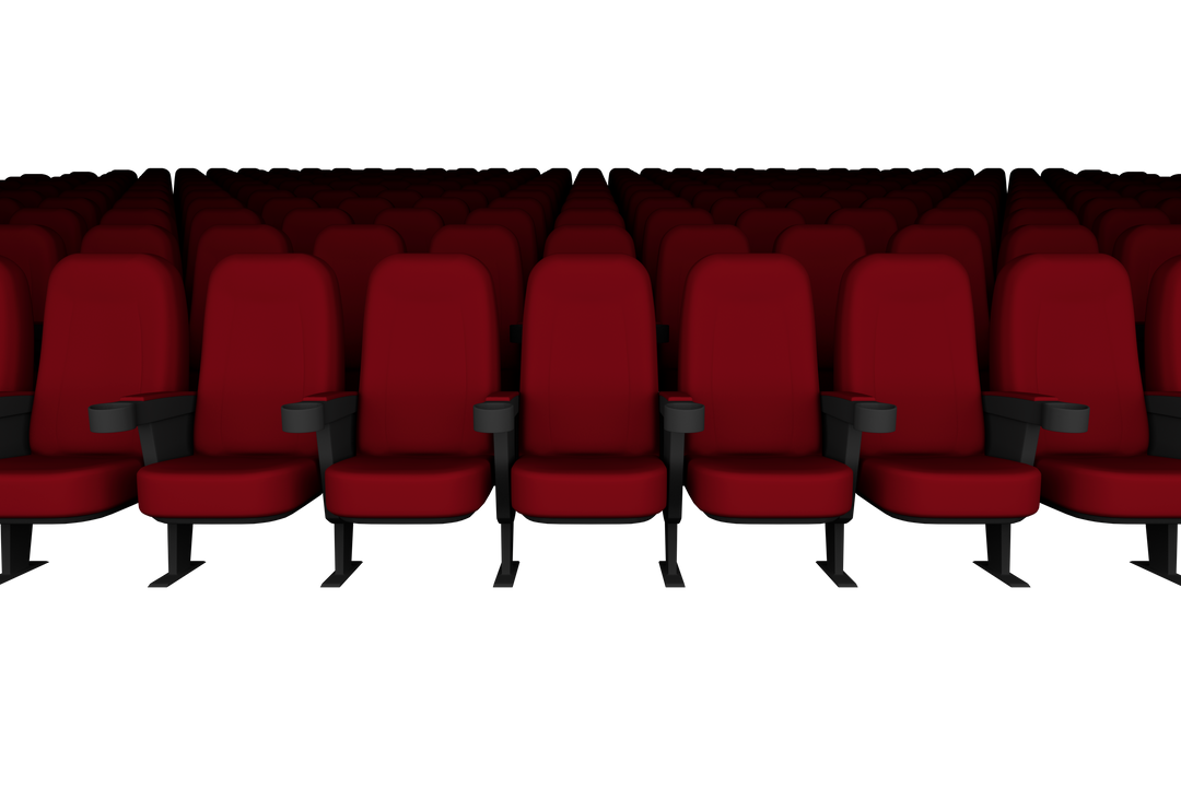 Transparent Cinema Audience with Red Seats Display - Download Free Stock Images Pikwizard.com