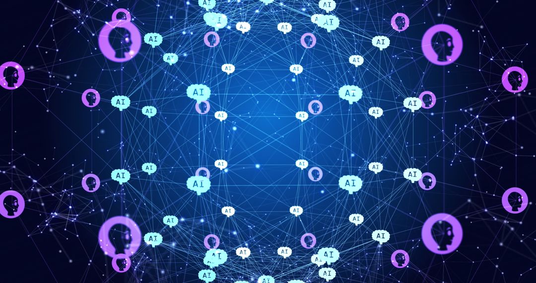 Artificial Intelligence Network Connections in Digital Mesh