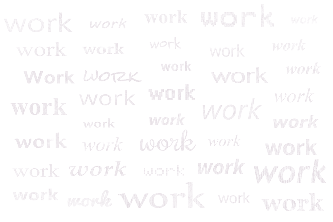 Transparent Repeated Work Text Pattern Concept for Lifestyle