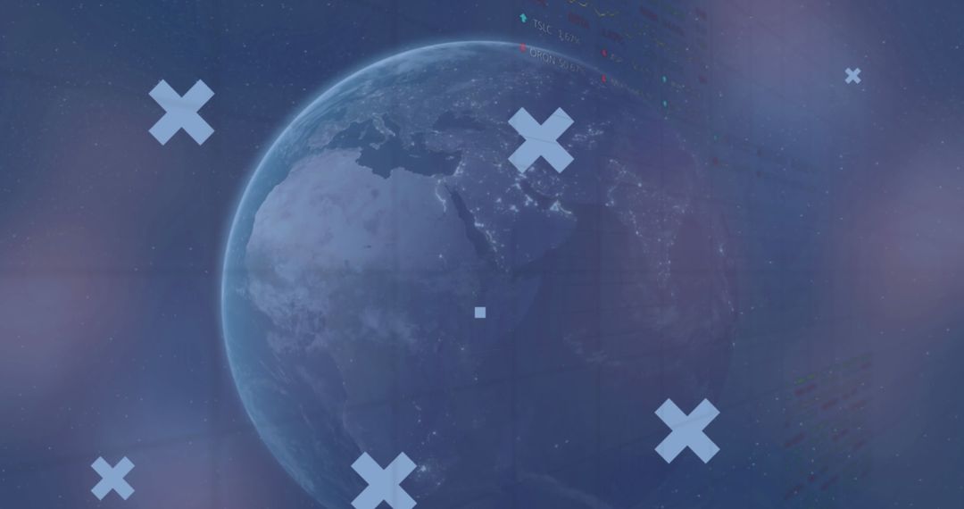 Digital Data Processing Around Earth Globe with Global Connectivity