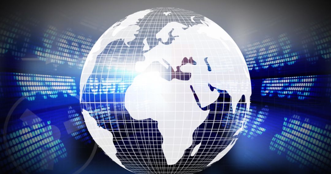 Global Trade Concepts with Technology and Stock Market