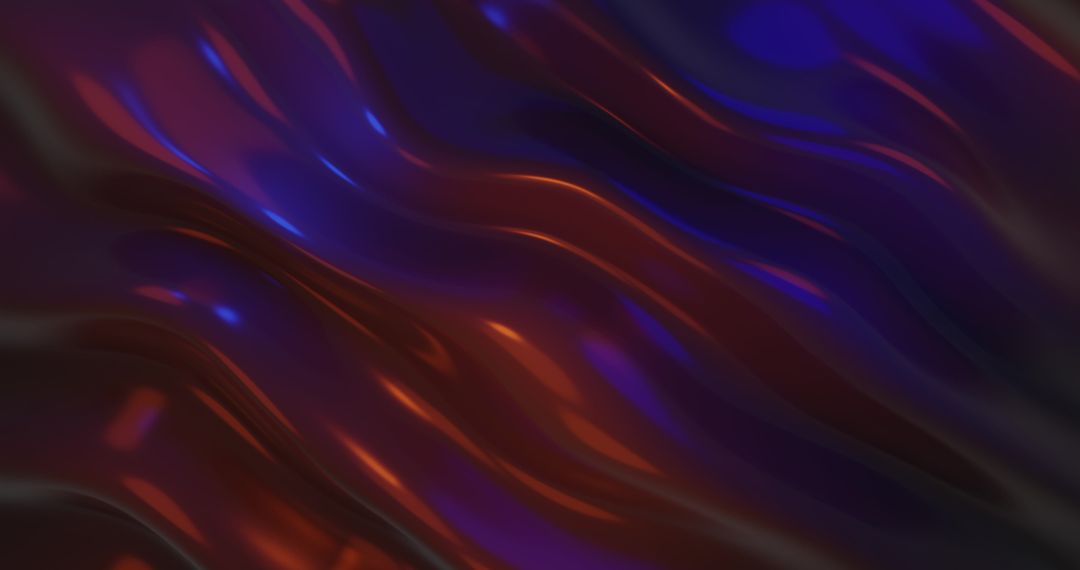 Abstract Multicolored Flowing Liquid Wave Pattern