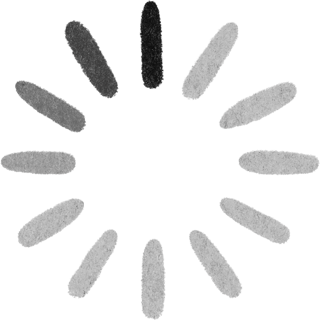 abstract transparent loading spinner with twelve oval bars - Download Free Stock Images Pikwizard.com